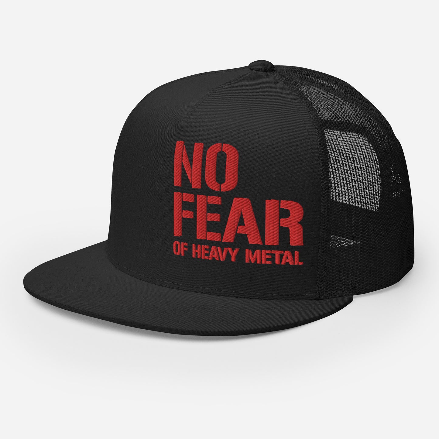 Trucker-Cap "No Fear of Heavy Metal"