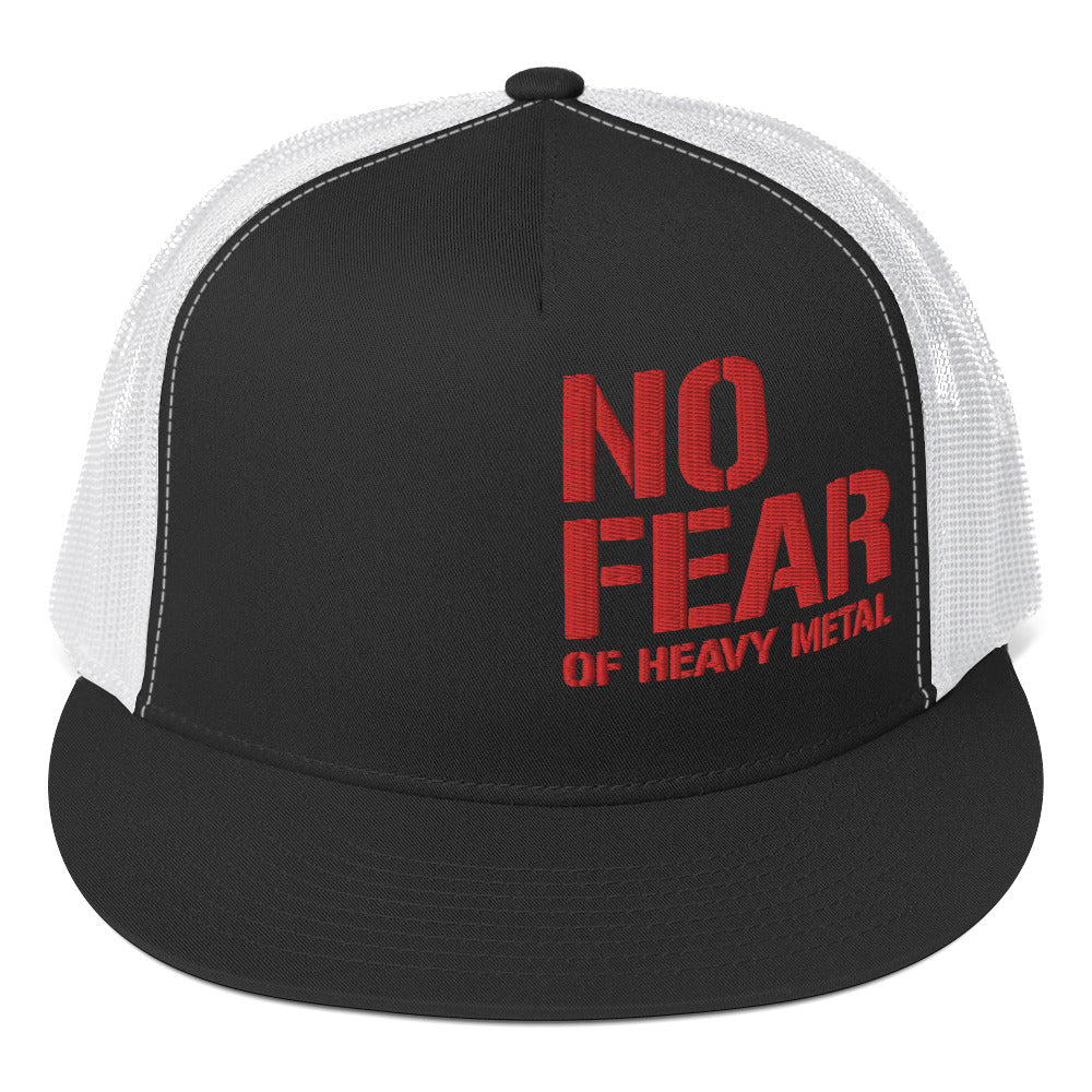 Trucker-Cap "No Fear of Heavy Metal"