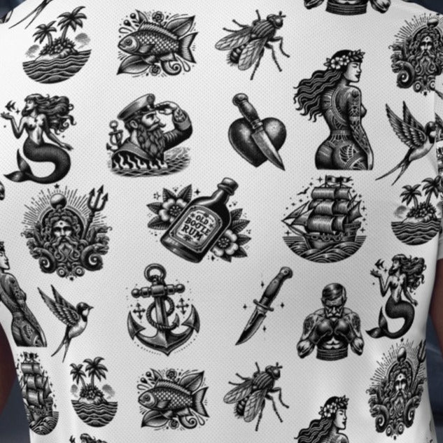 Sport-T-Shirt "Seaman Tattoos"