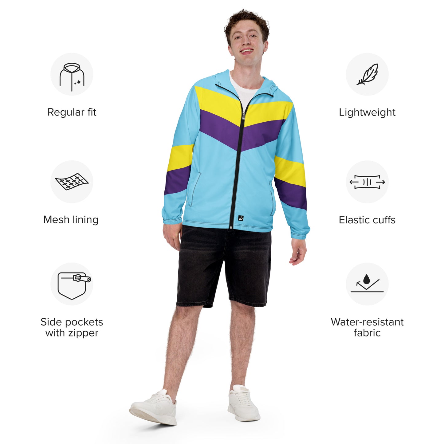 Windbreaker "Colors of the 80´s"