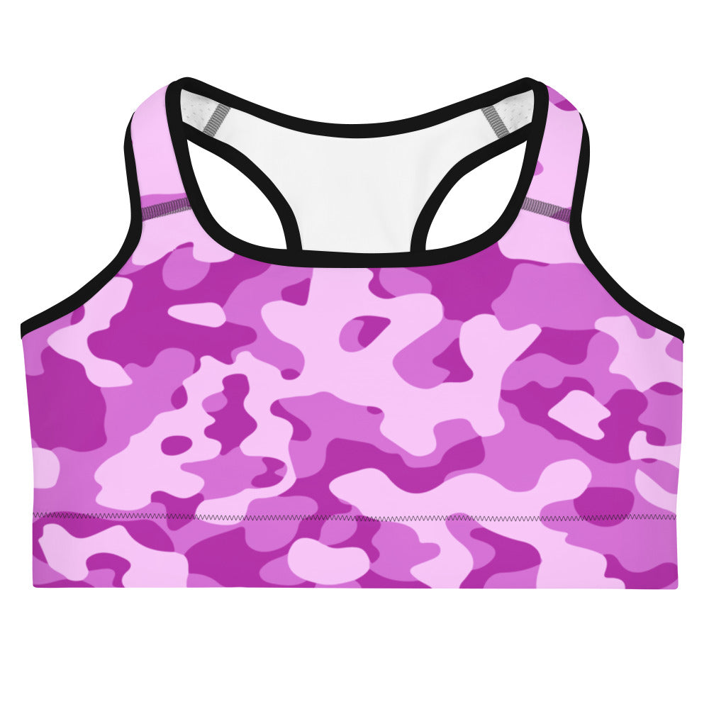 Sport-Bra "Pink Camouflage"