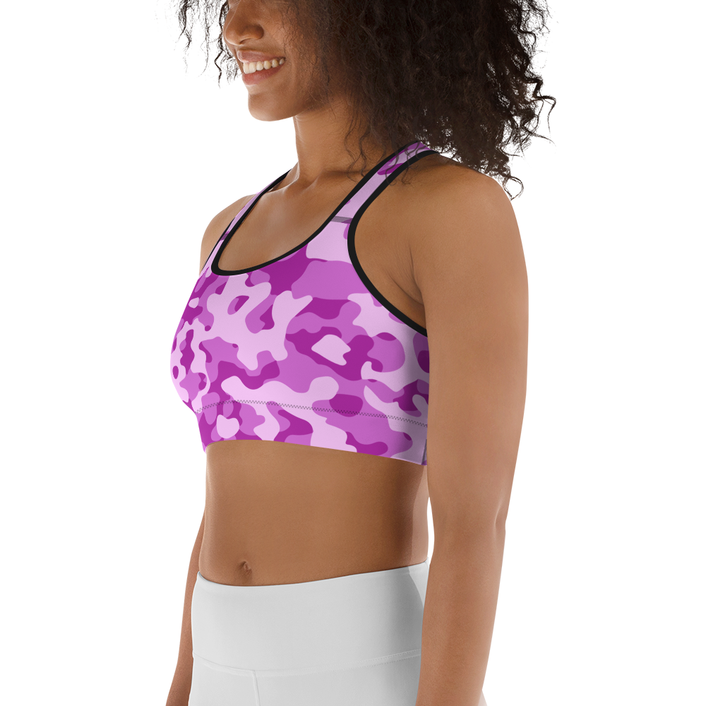 Sport-Bra "Pink Camouflage"