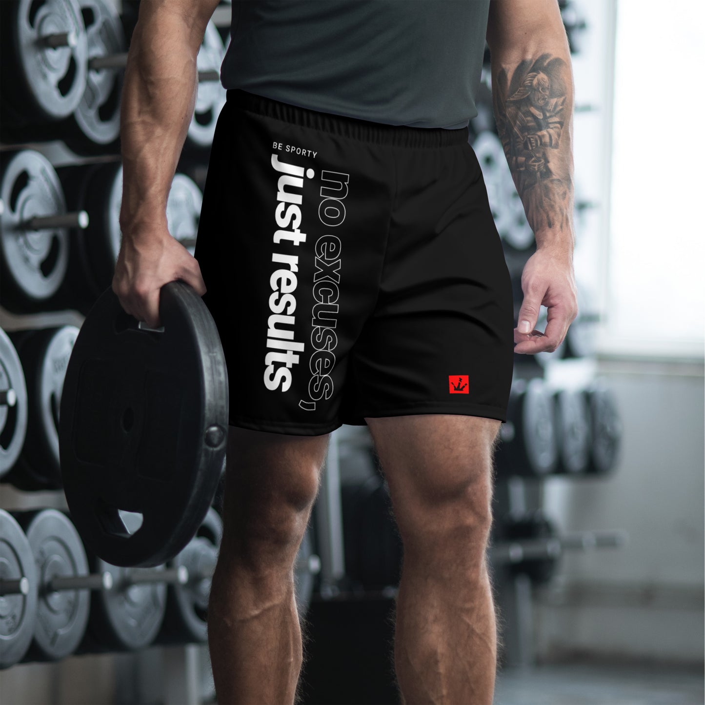 Sport-Shorts "Be sporty" BLACK