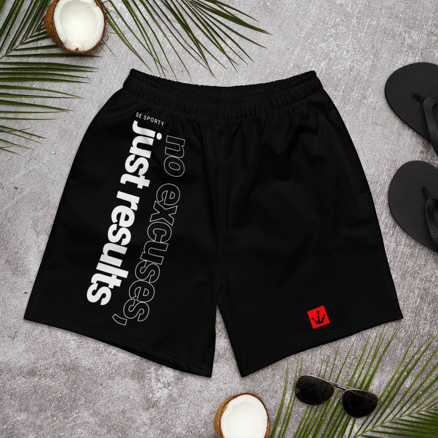 Sport-Shorts "Be sporty" BLACK