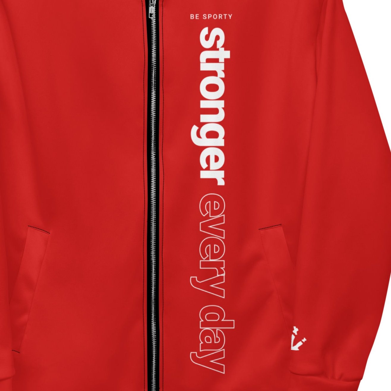 Sport Bomberjacke "Be sporty - Stronger every day"