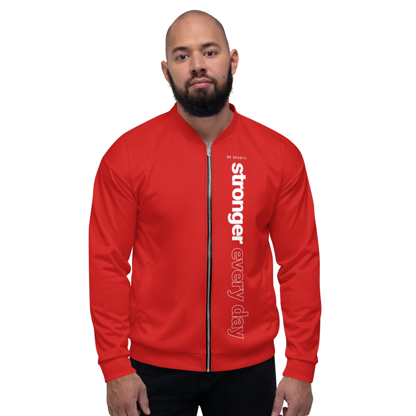 Sport Bomberjacke "Be sporty - Stronger every day"