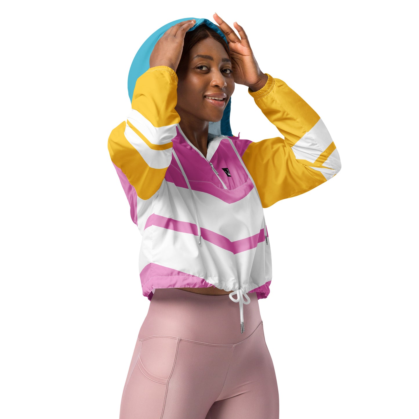 Bauchfreier Windbreaker "Colors of the 80´s"