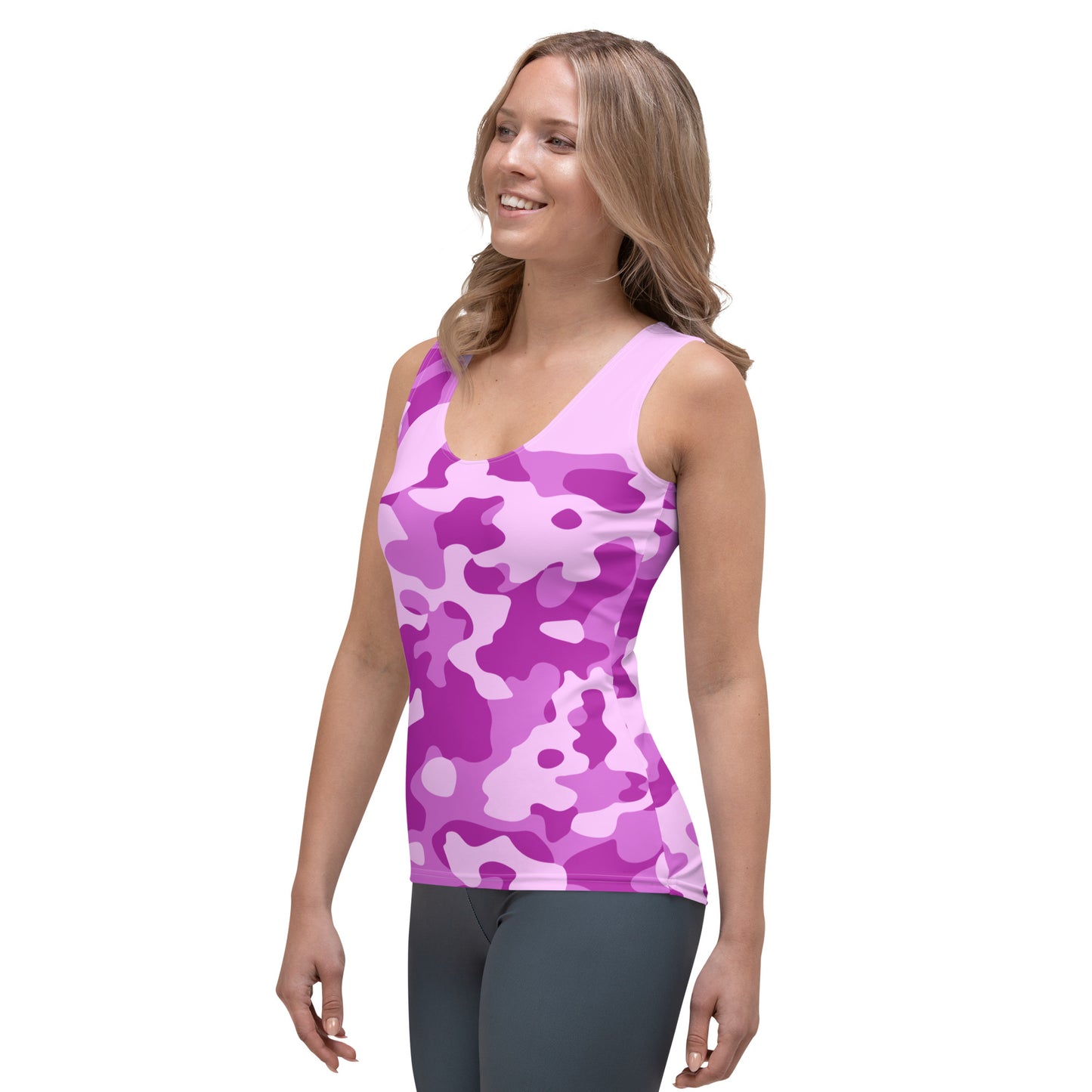 Tank-Top "Pink Camouflage"