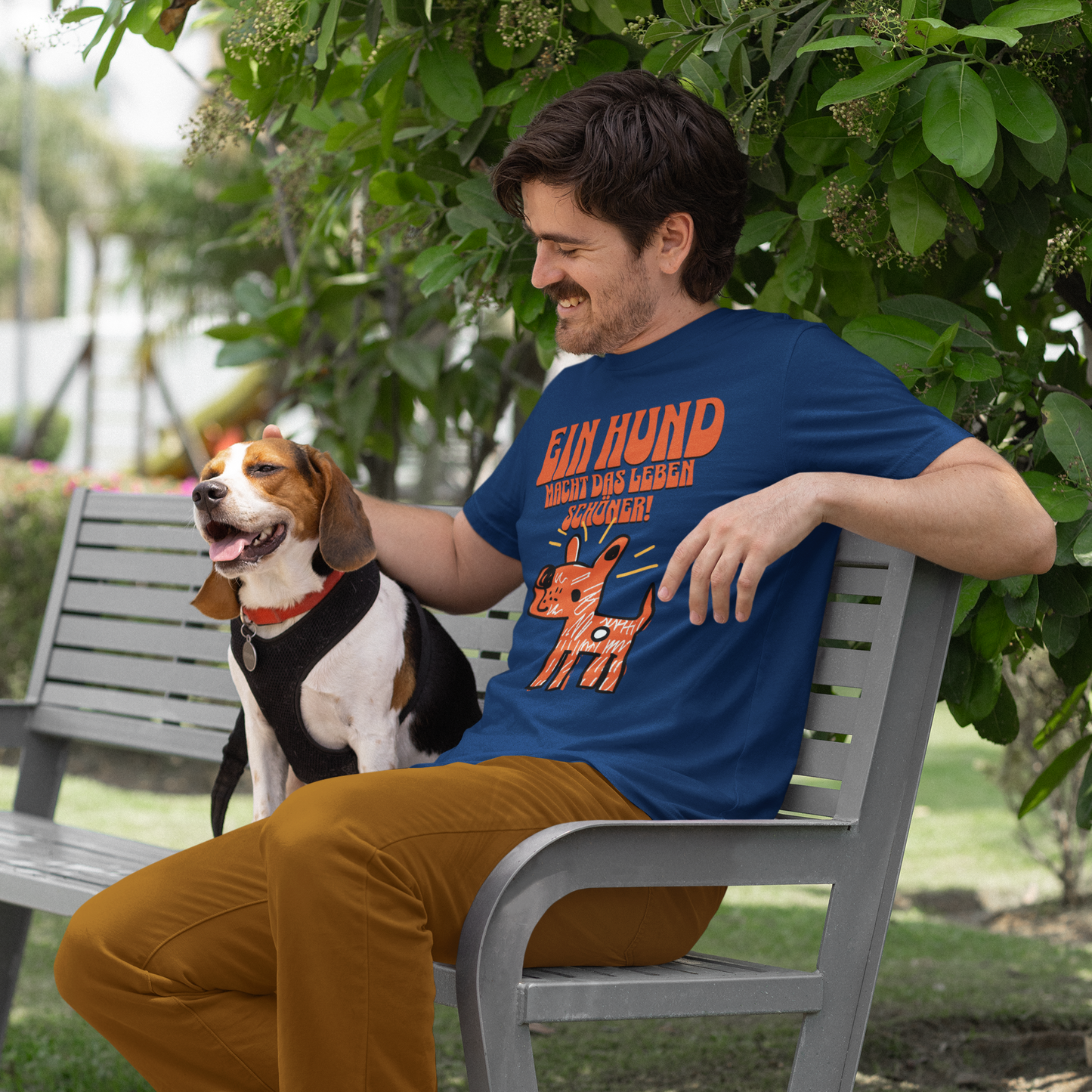 T-Shirt "Ein Hund macht das Leben schöner!"