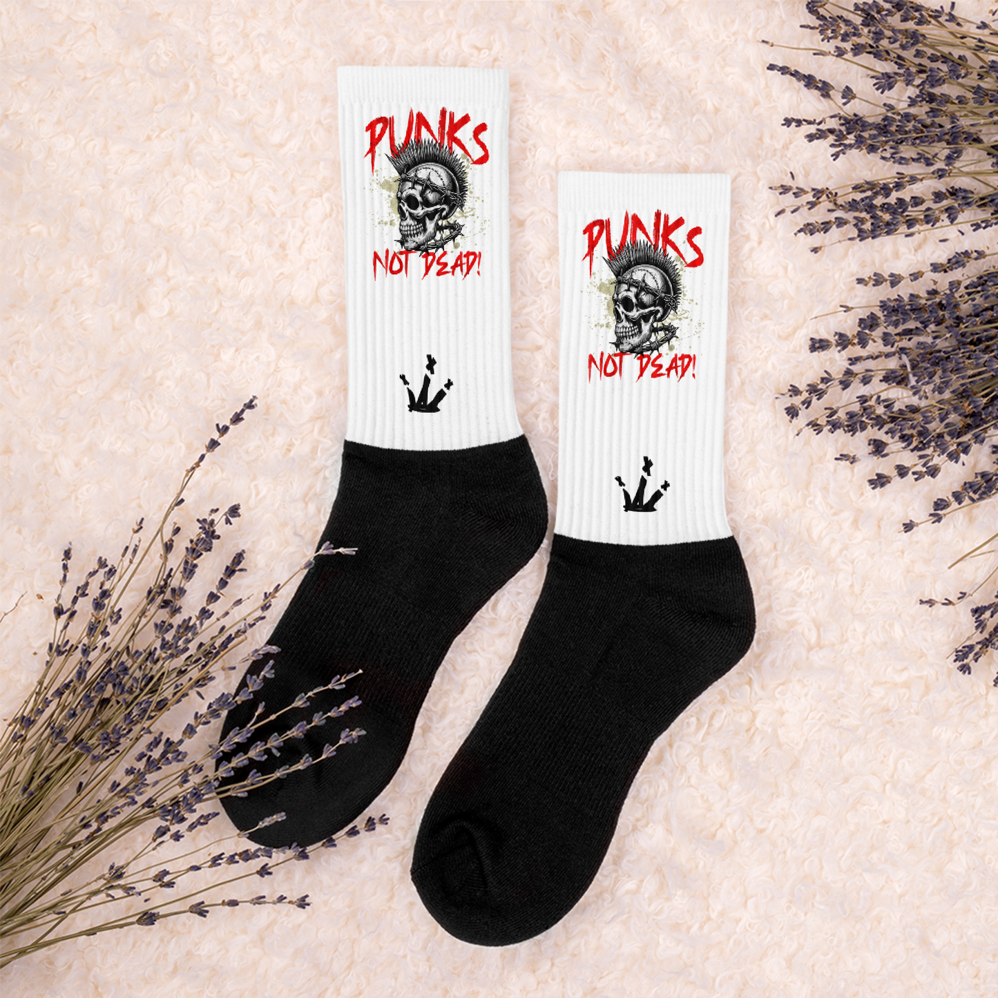 Socken "Punks not dead"