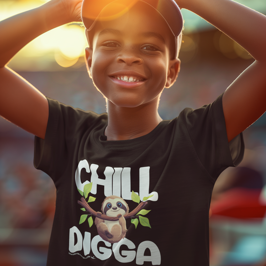 T-Shirt "Faultier Chill Digga"