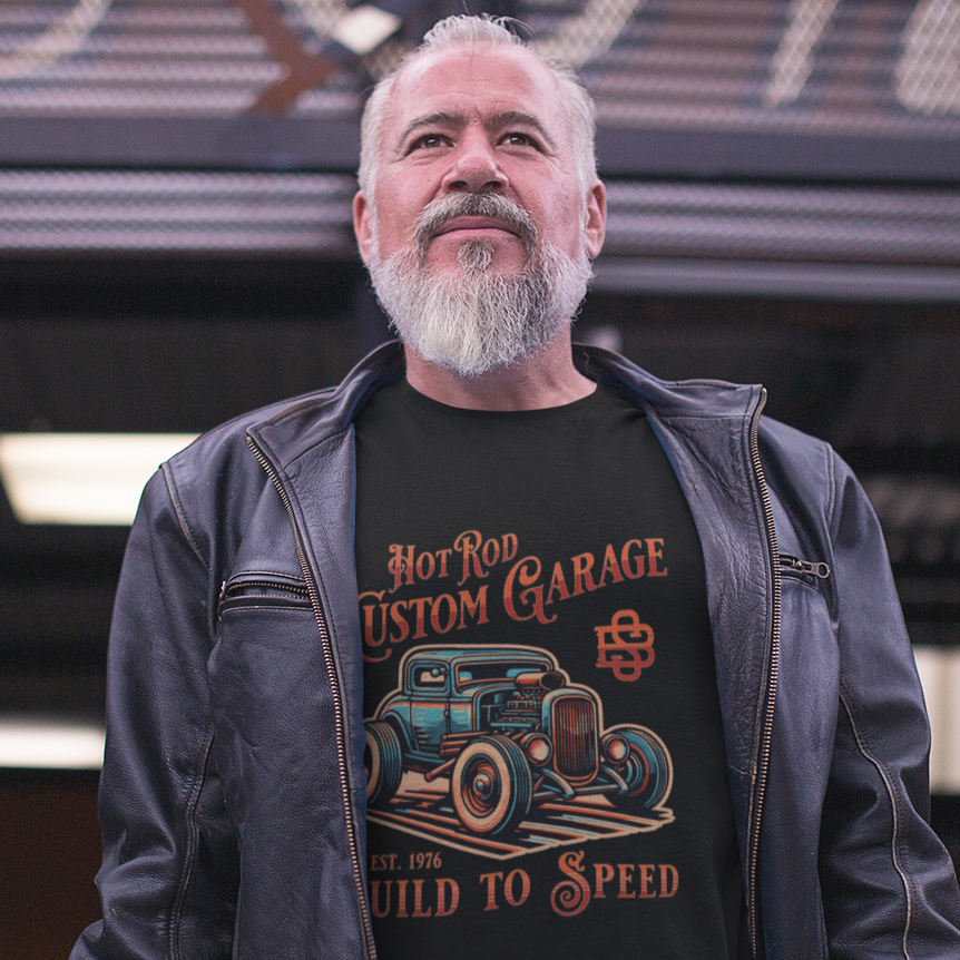 T-Shirt "Hot Rod Custom Garage"