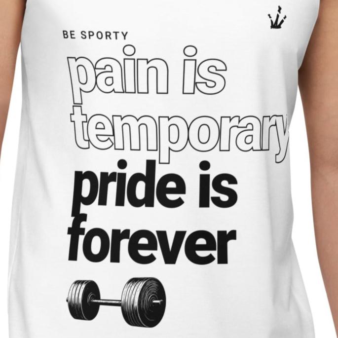 Tank-Top "Be sporty"