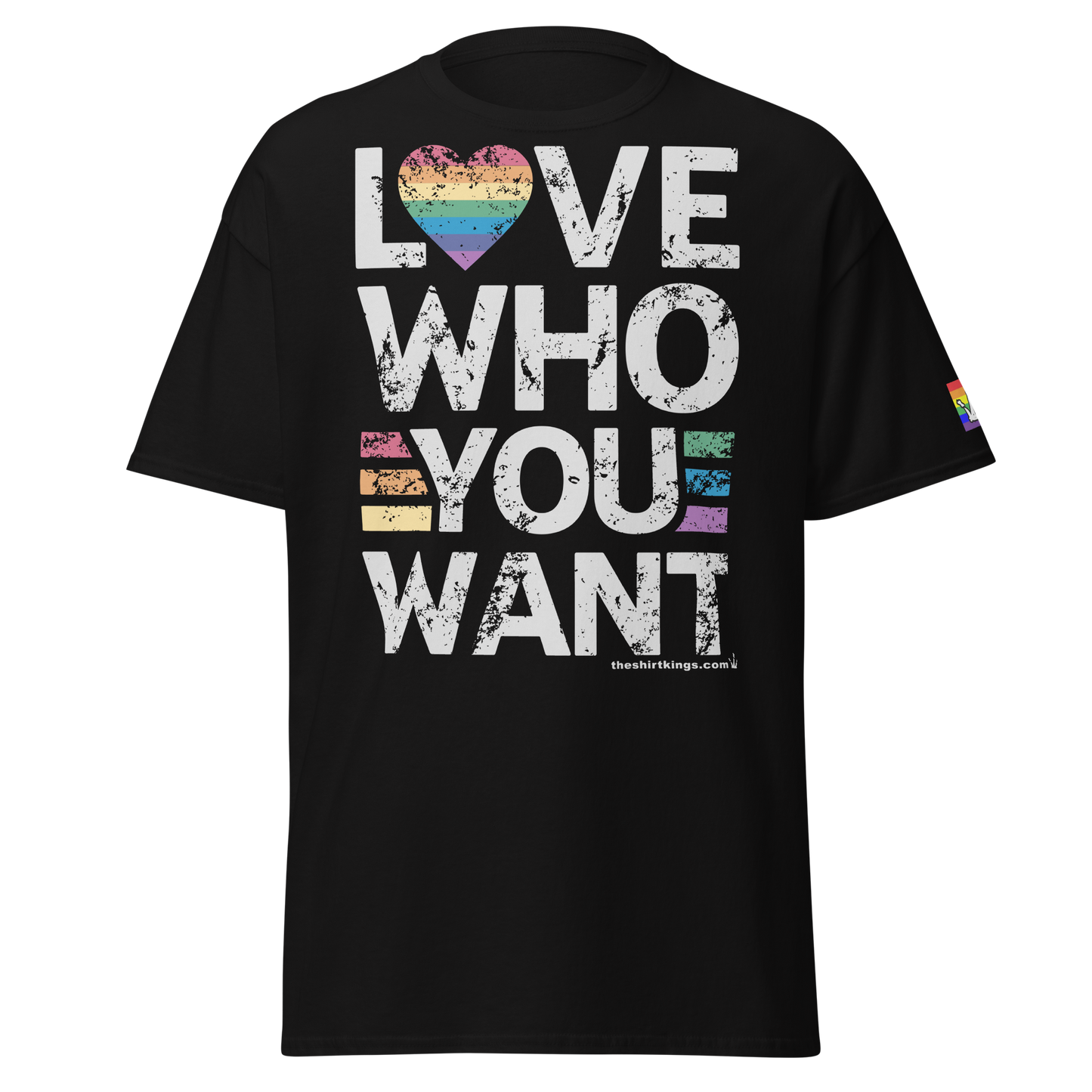 T-Shirt "Love who you want"