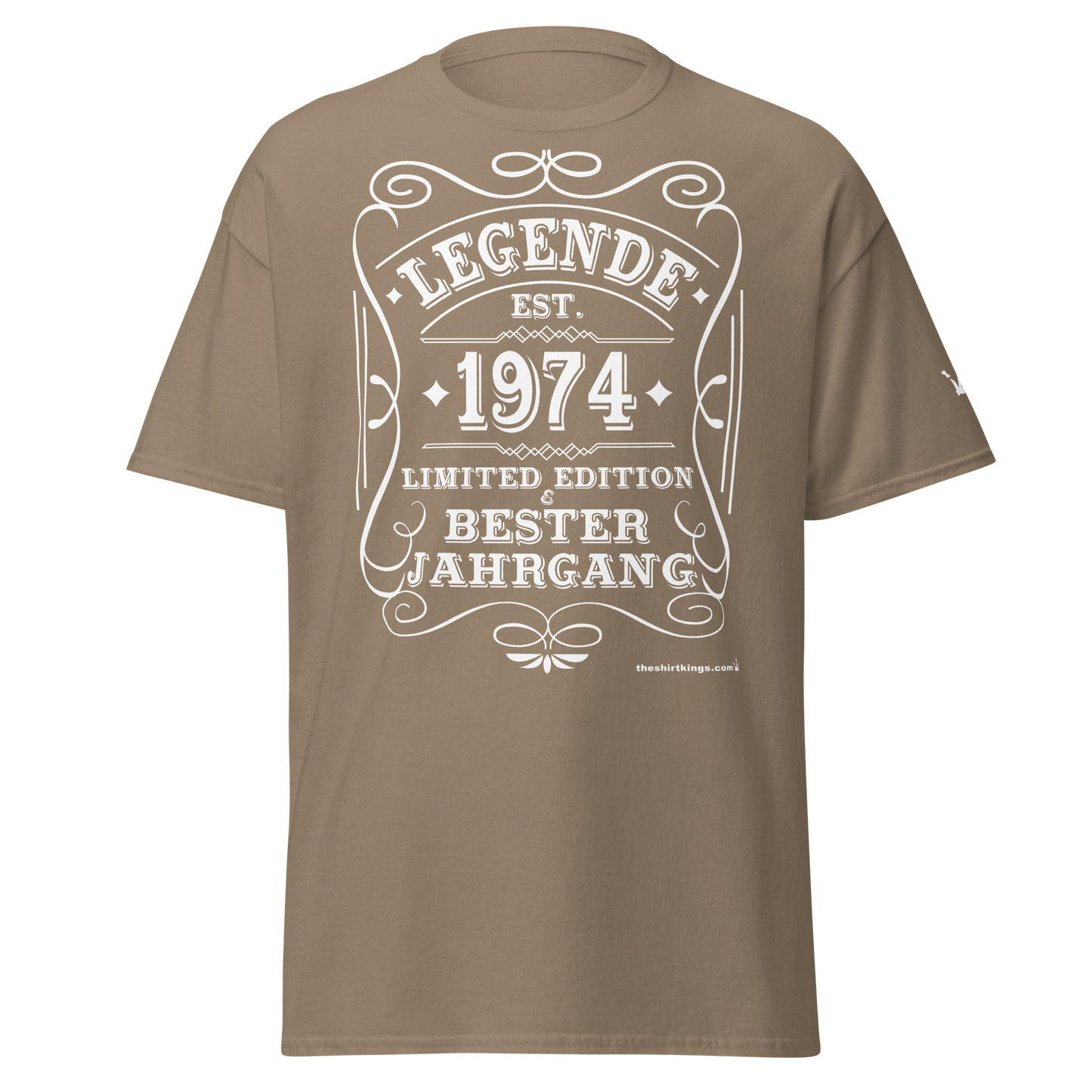 T-Shirt "Legende st. 1974"