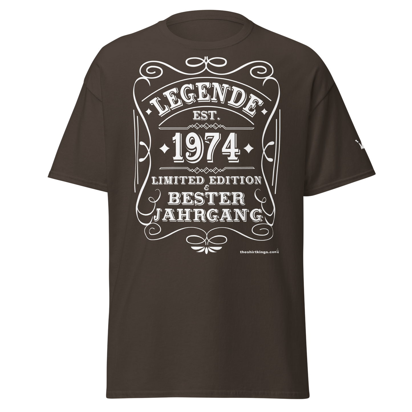 T-Shirt "Legende st. 1974"