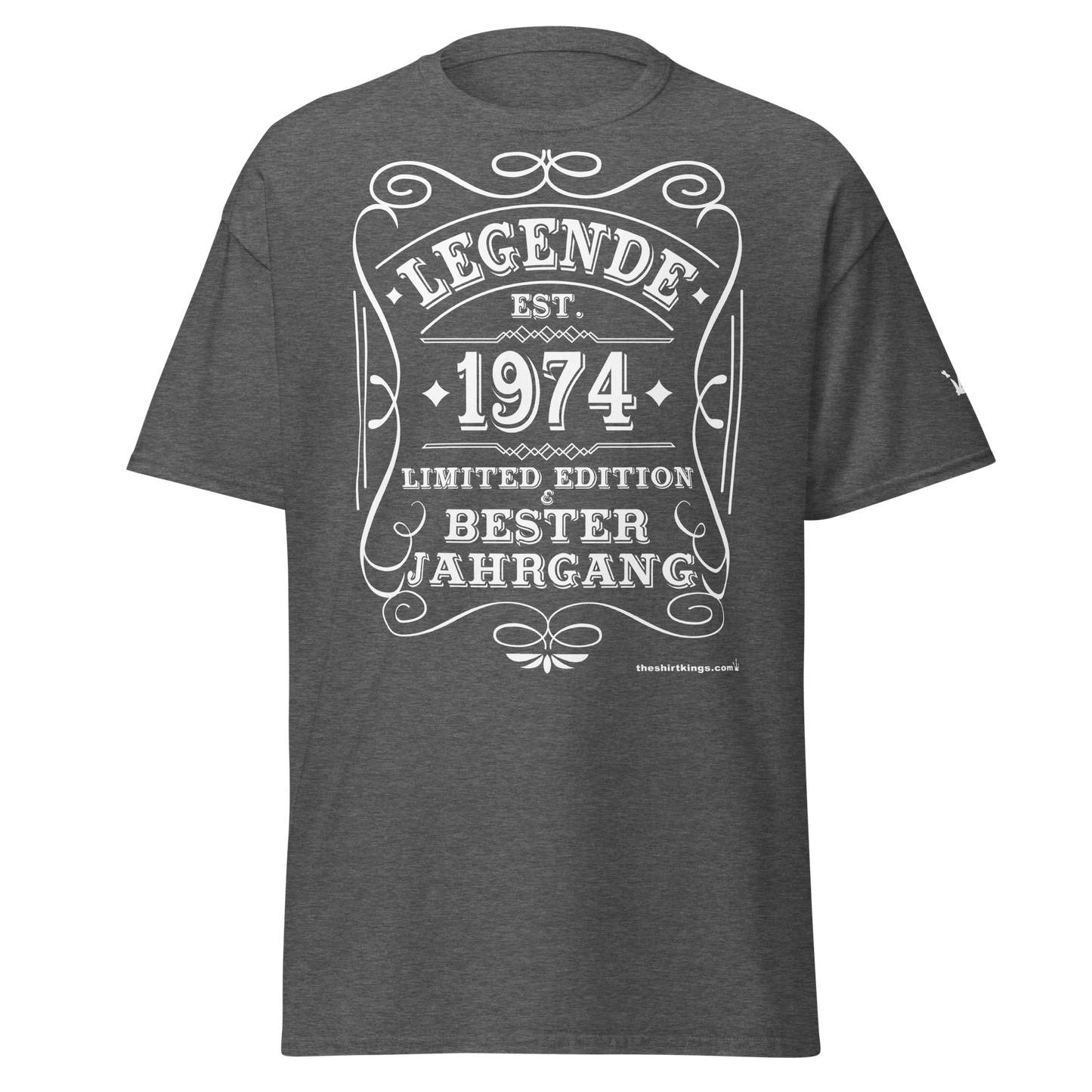 T-Shirt "Legende st. 1974"