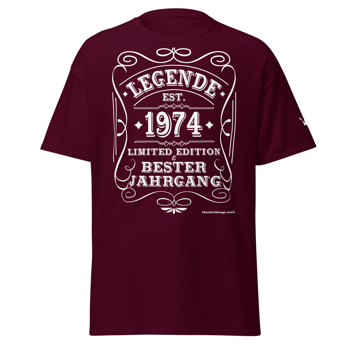 T-Shirt "Legende st. 1974"