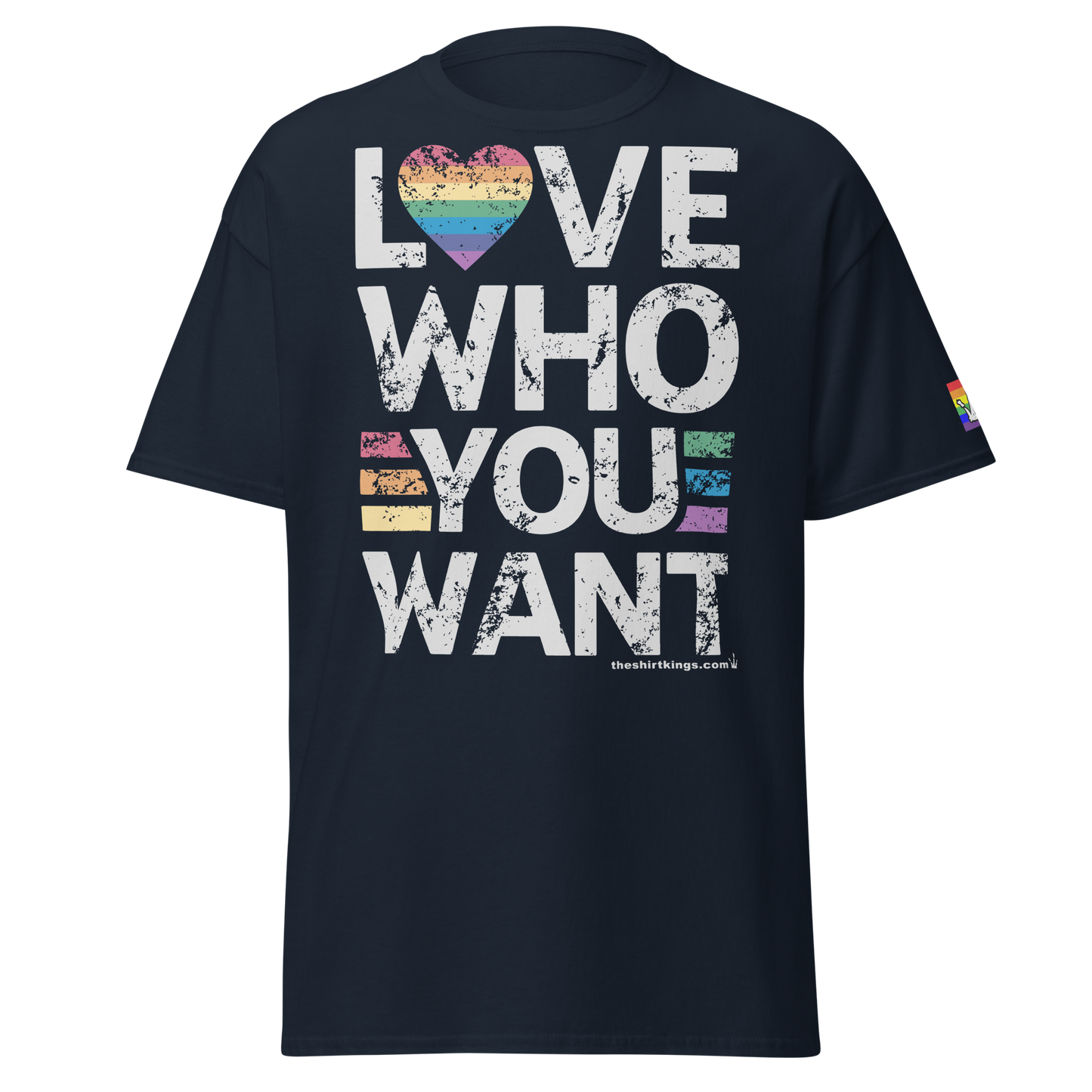 T-Shirt "Love who you want"