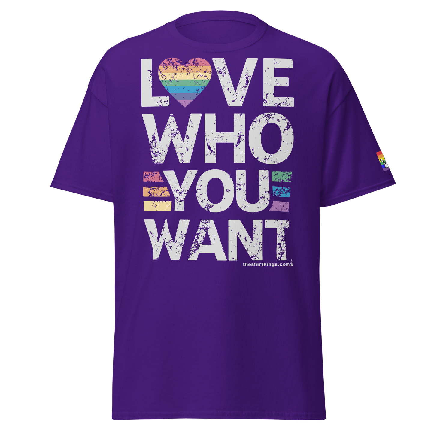 T-Shirt "Love who you want"