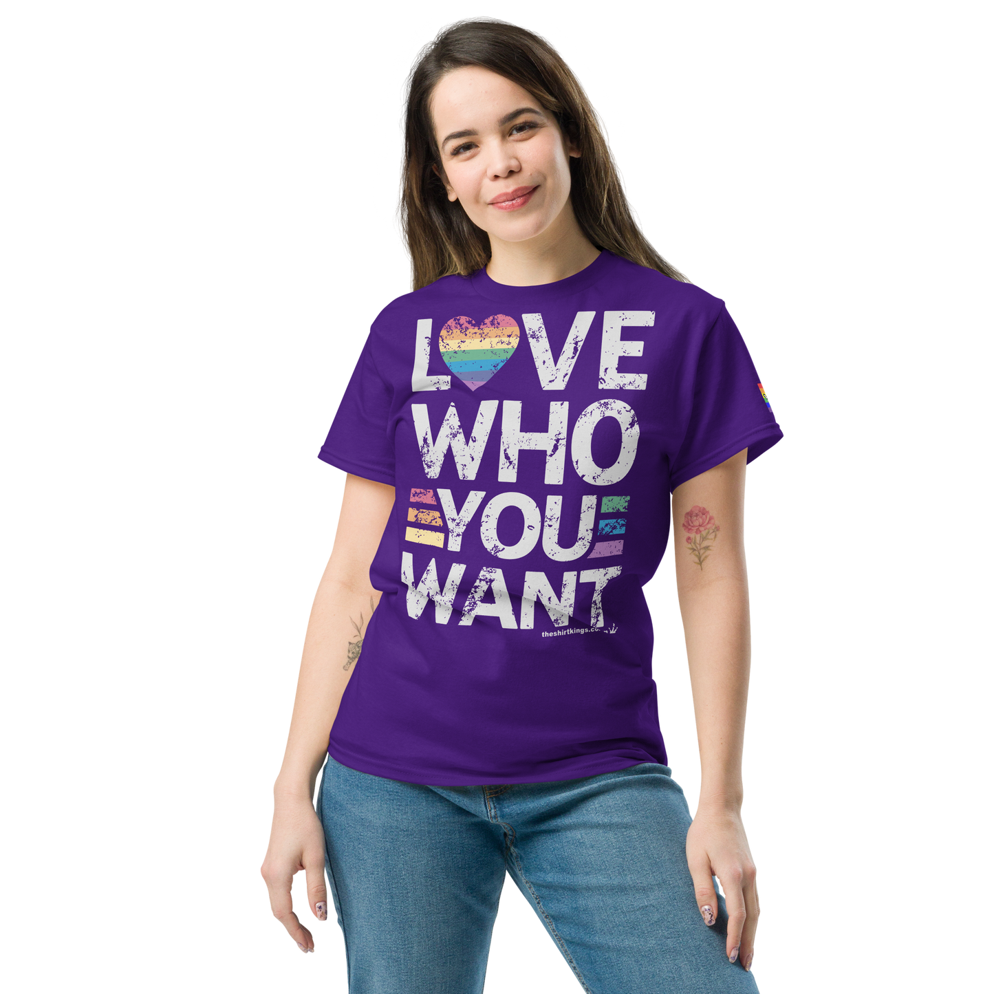 T-Shirt "Love who you want"