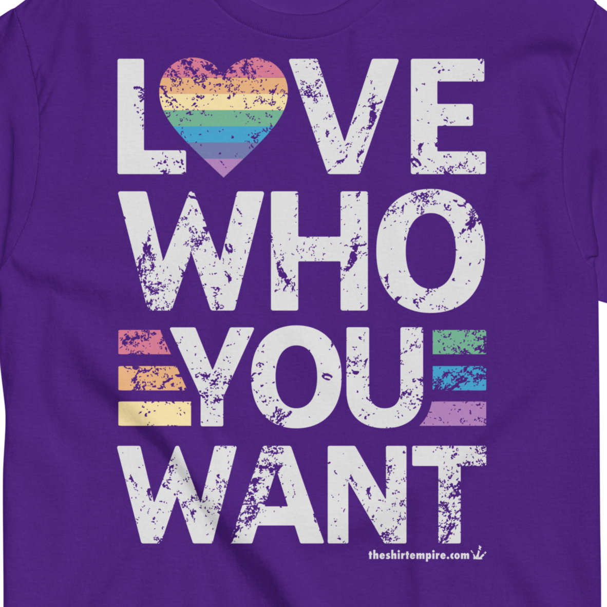 T-Shirt "Love who you want"