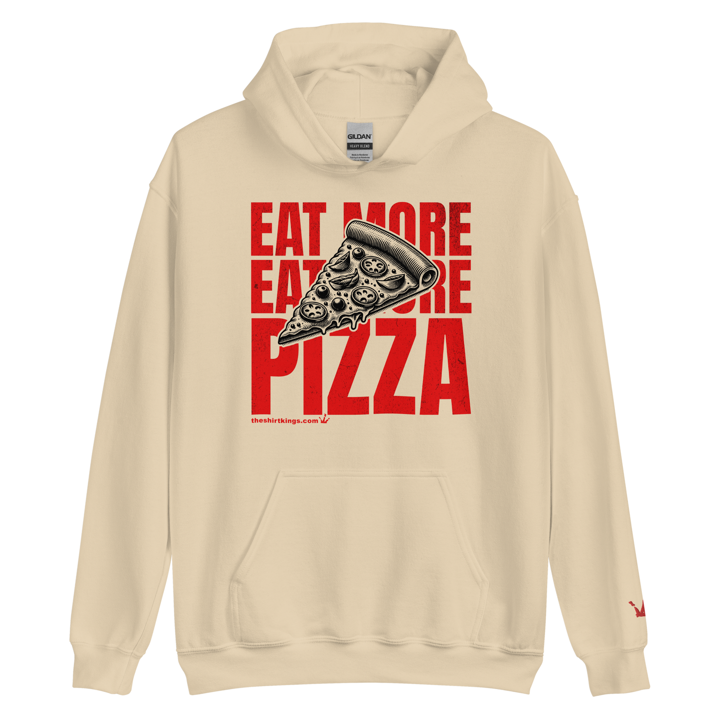 Hoodie "Eat more Pizza"