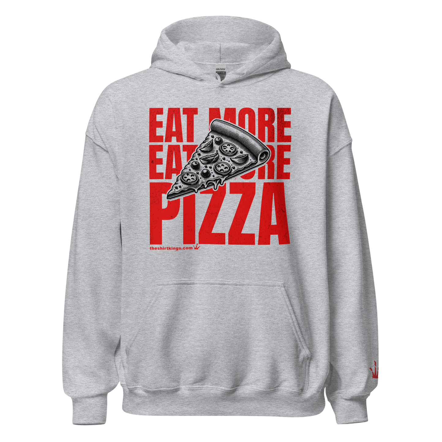 Hoodie "Eat more Pizza"