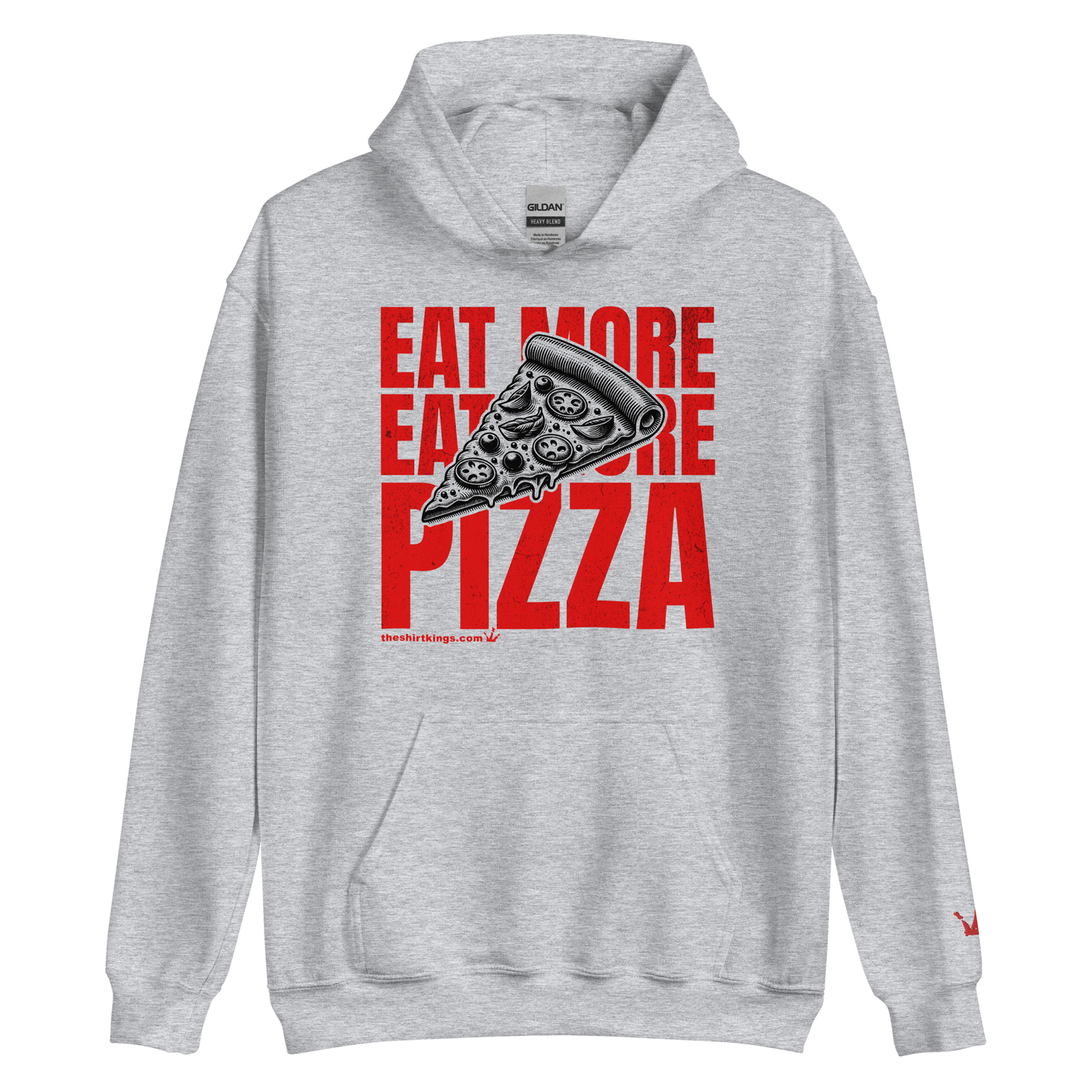 Hoodie "Eat more Pizza"