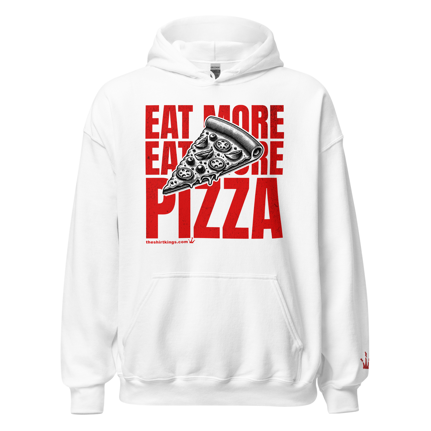 Hoodie "Eat more Pizza"