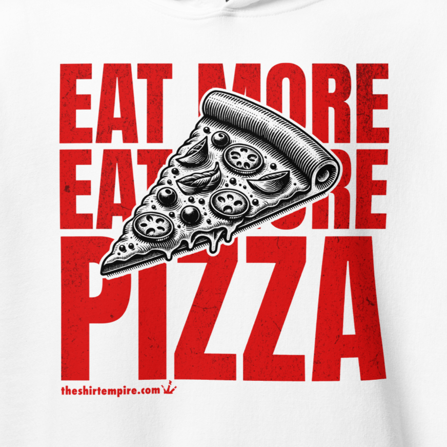 Hoodie "Eat more Pizza"