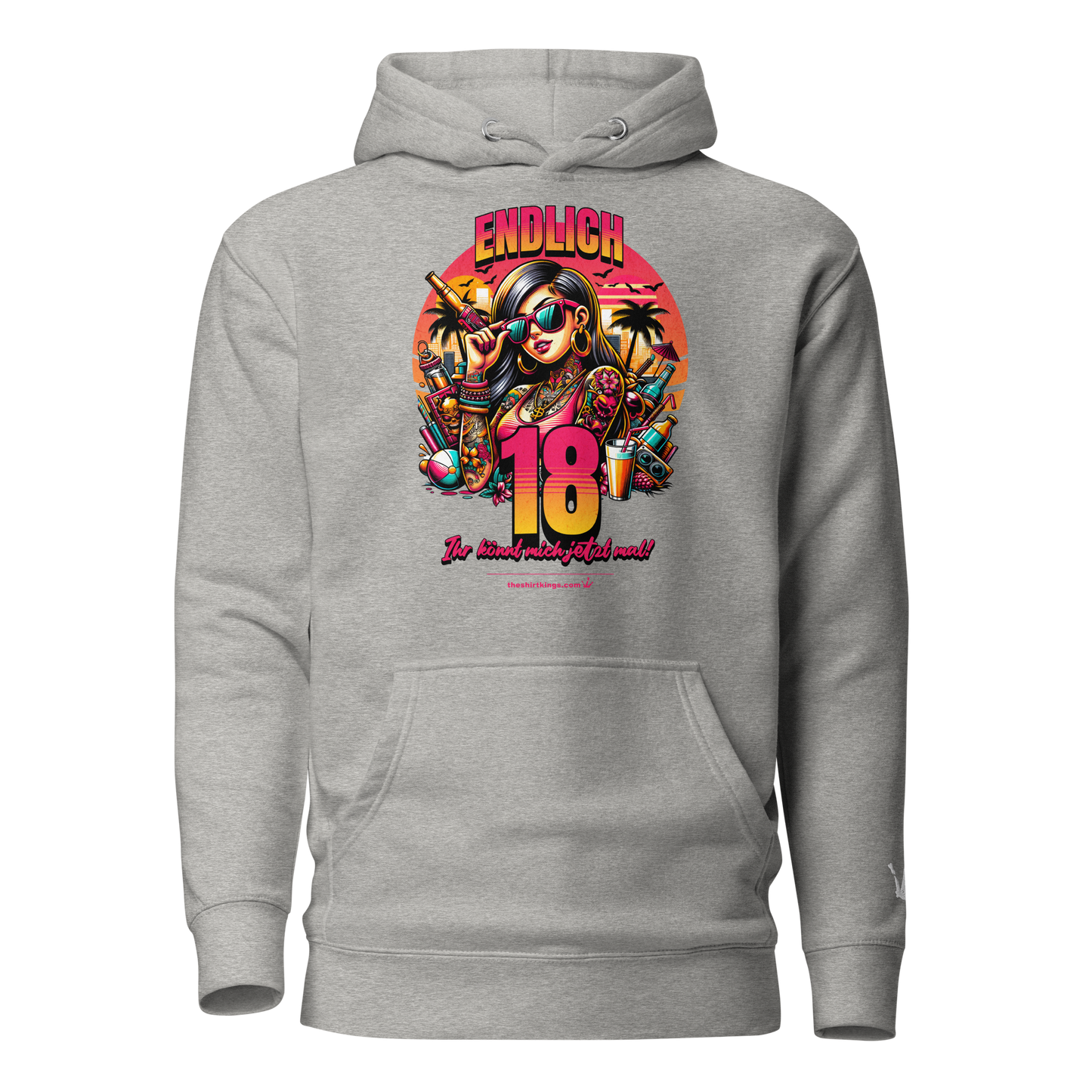 Hoodie "Endlich 18"