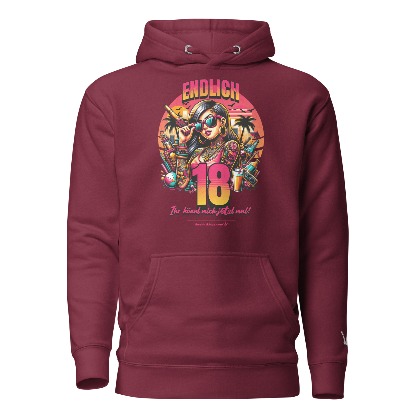 Hoodie "Endlich 18"