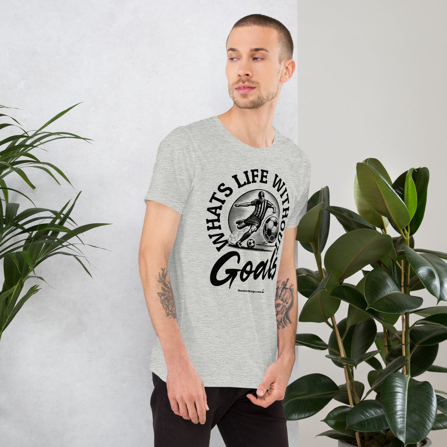 T-Shirt "Whats life without Goals"