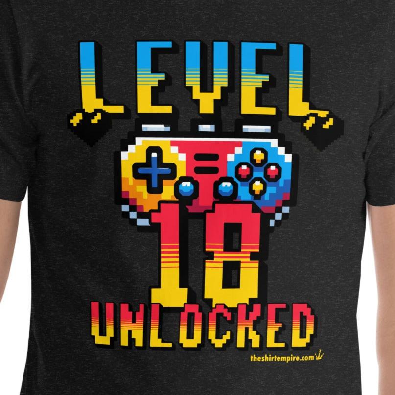 T-Shirt "Level 18 unlocked"