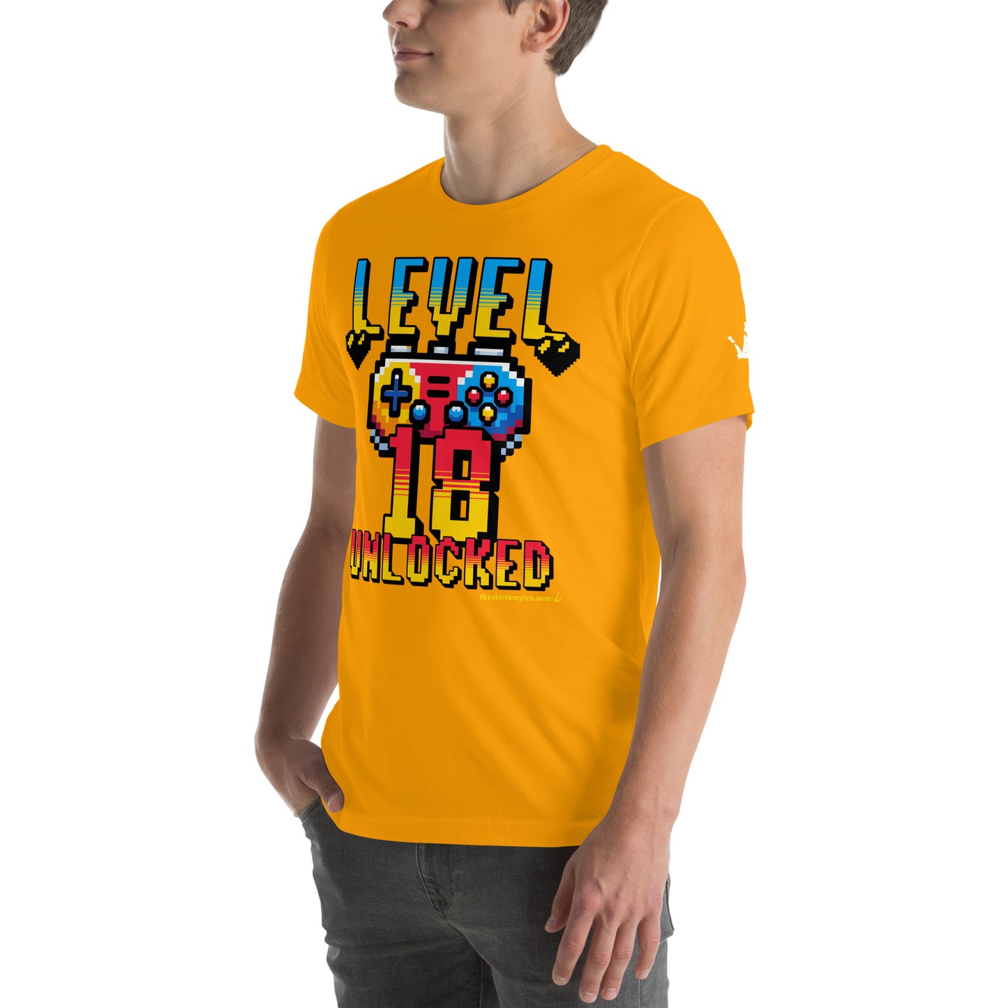 T-Shirt "Level 18 unlocked"