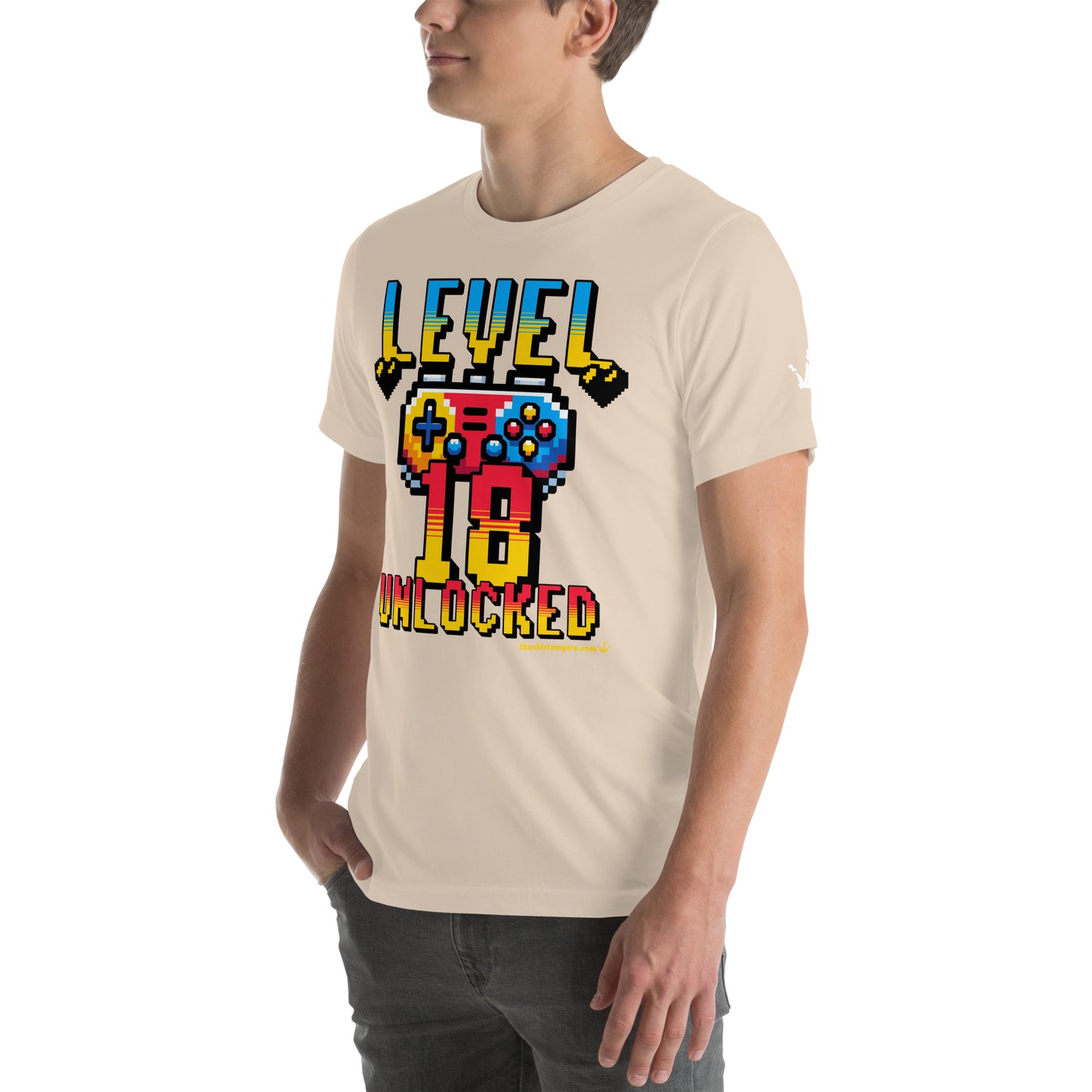 T-Shirt "Level 18 unlocked"