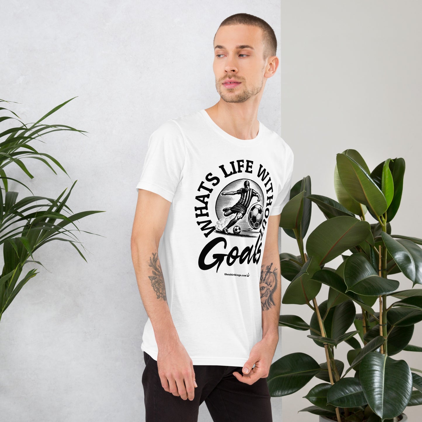 T-Shirt "Whats life without Goals"