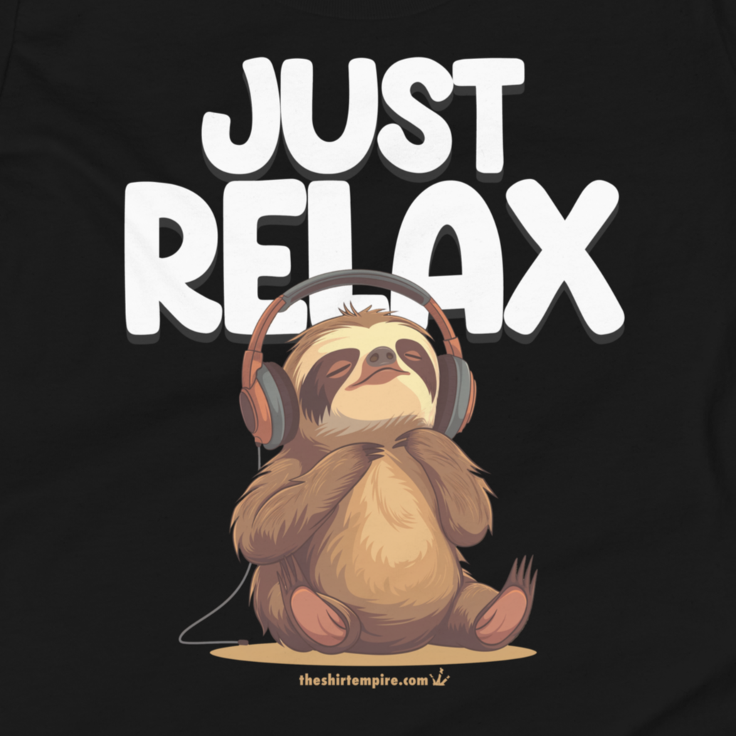 T-Shirt "Faultier Just Relax"